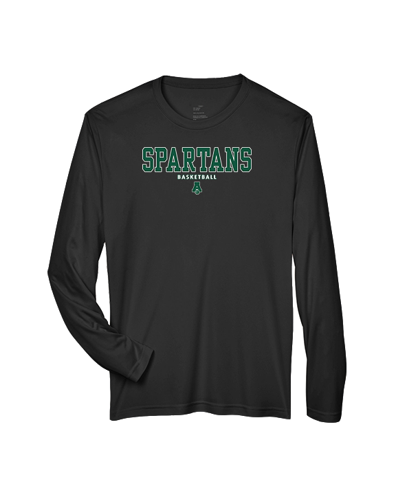 Athens Academy Basketball Block - Performance Longsleeve