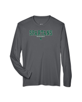 Athens Academy Basketball Block - Performance Longsleeve