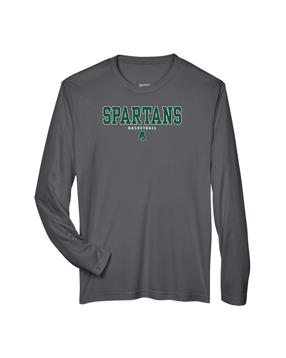 Athens Academy Basketball Block - Performance Longsleeve