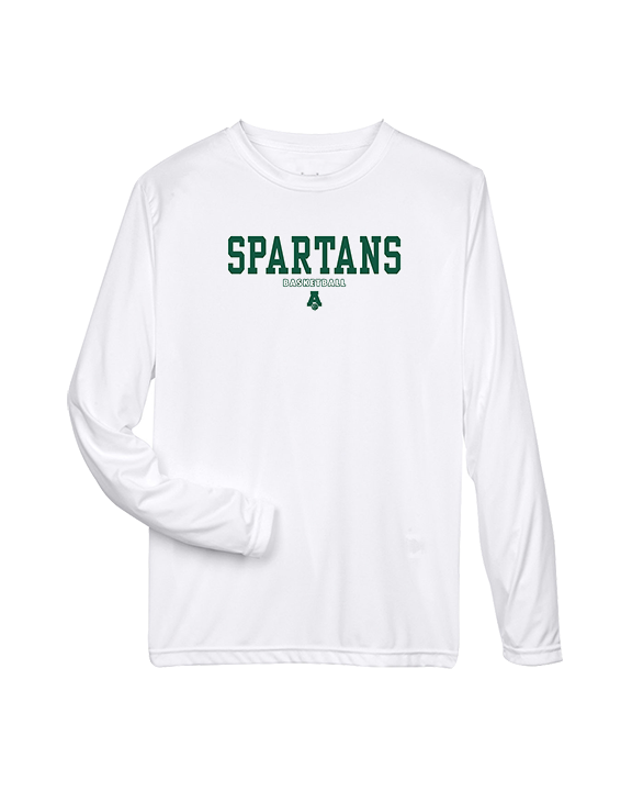 Athens Academy Basketball Block - Performance Longsleeve