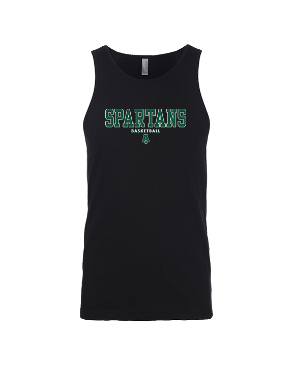 Athens Academy Basketball Block - Tank Top