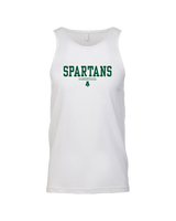 Athens Academy Basketball Block - Tank Top