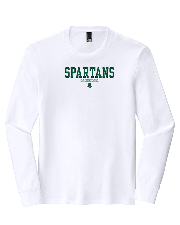 Athens Academy Basketball Block - Tri-Blend Long Sleeve