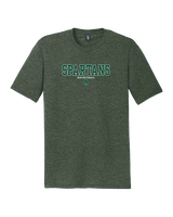 Athens Academy Basketball Block - Tri-Blend Shirt