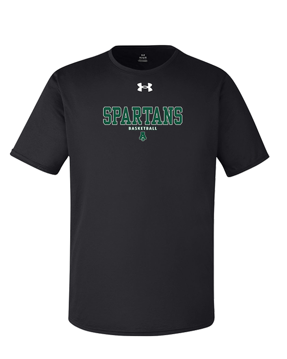 Athens Academy Basketball Block - Under Armour Mens Team Tech T-Shirt