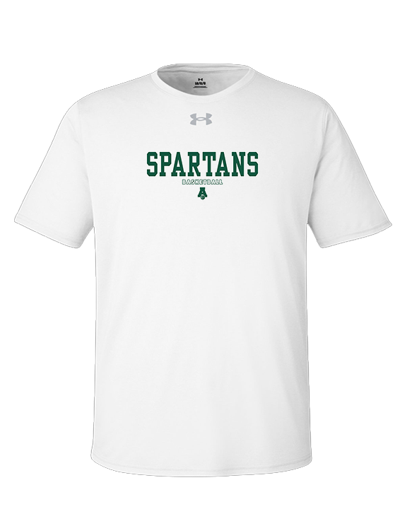Athens Academy Basketball Block - Under Armour Mens Team Tech T-Shirt