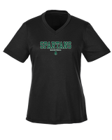 Athens Academy Basketball Block - Womens Performance Shirt