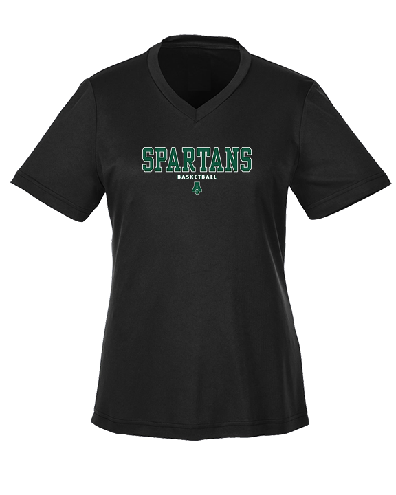 Athens Academy Basketball Block - Womens Performance Shirt