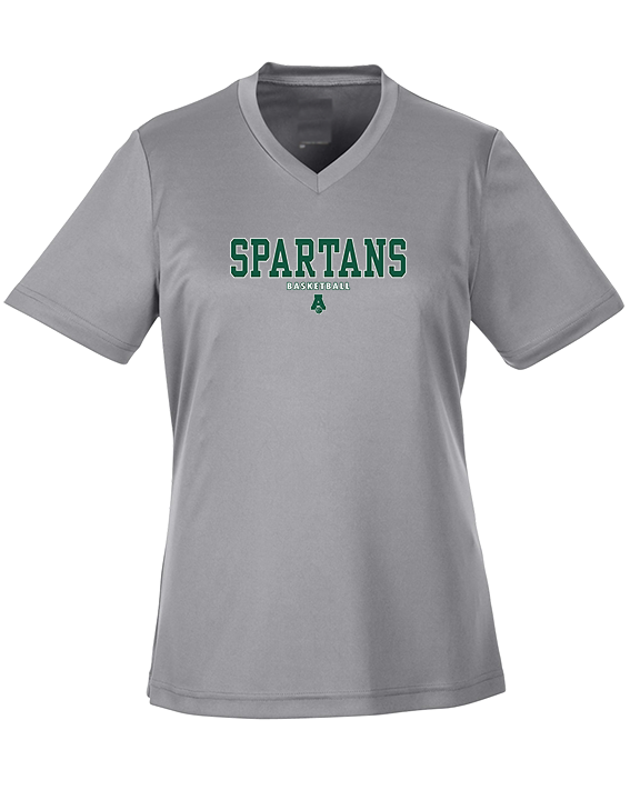 Athens Academy Basketball Block - Womens Performance Shirt