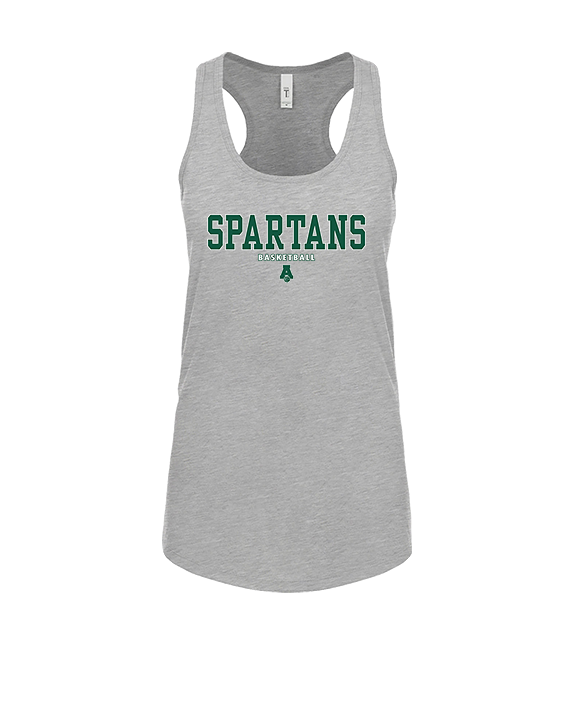 Athens Academy Basketball Block - Womens Tank Top