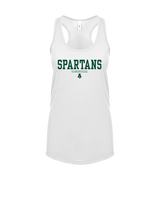 Athens Academy Basketball Block - Womens Tank Top