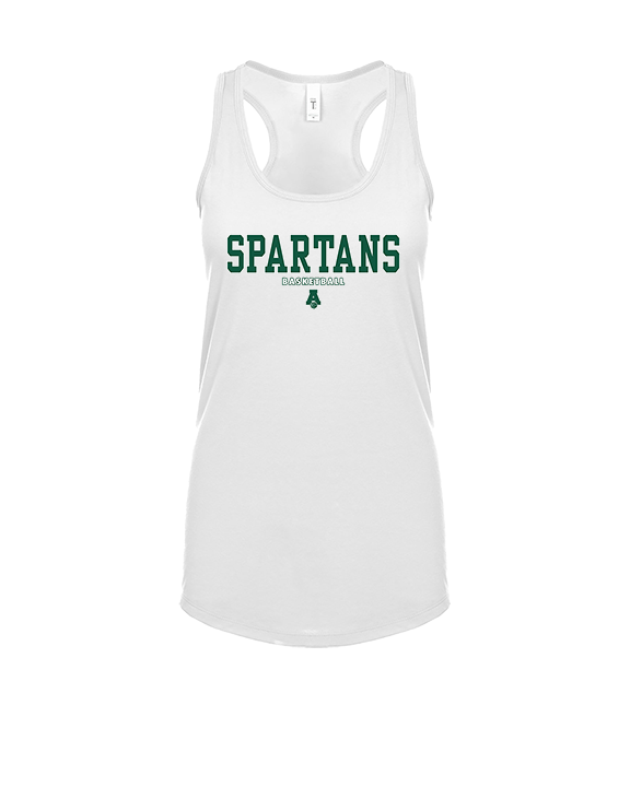 Athens Academy Basketball Block - Womens Tank Top