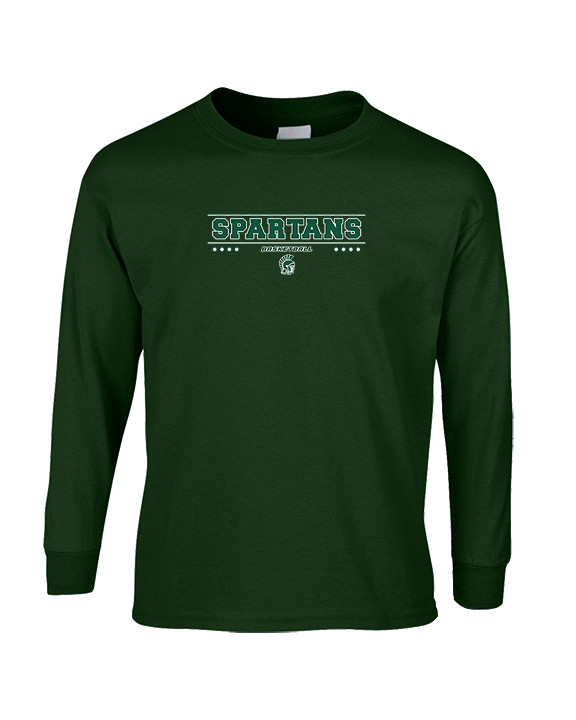 Athens Academy Basketball Border - Cotton Longsleeve