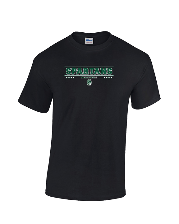 Athens Academy Basketball Border - Cotton T-Shirt