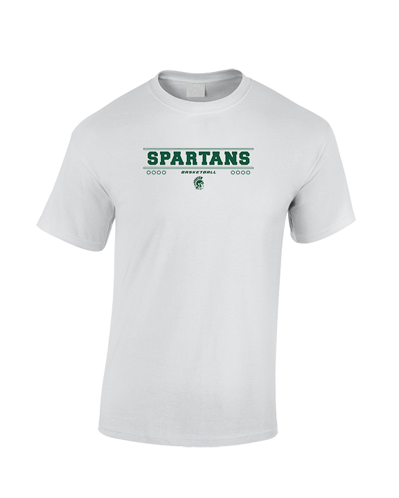Athens Academy Basketball Border - Cotton T-Shirt