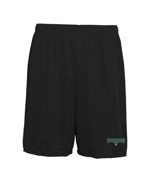 Athens Academy Basketball Border - Mens 7inch Training Shorts