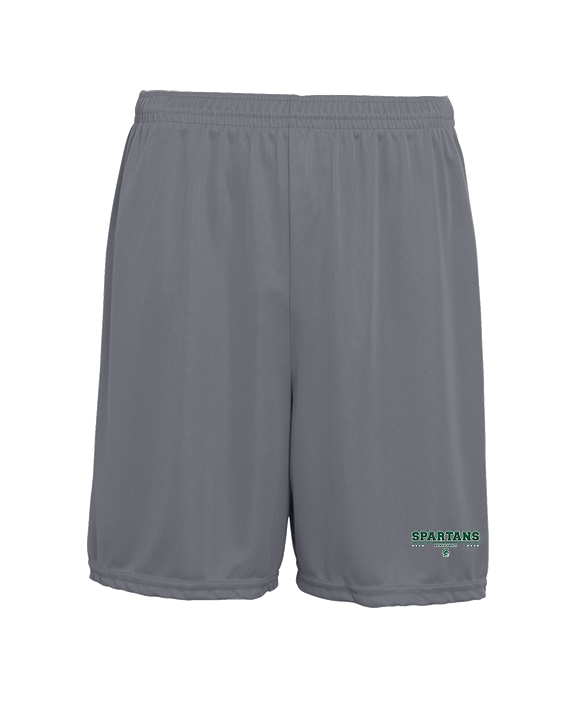 Athens Academy Basketball Border - Mens 7inch Training Shorts