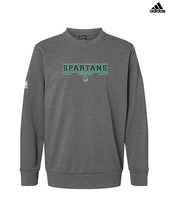 Athens Academy Basketball Border - Mens Adidas Crewneck