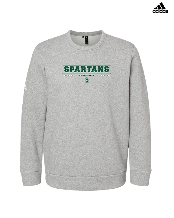 Athens Academy Basketball Border - Mens Adidas Crewneck