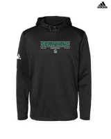 Athens Academy Basketball Border - Mens Adidas Hoodie