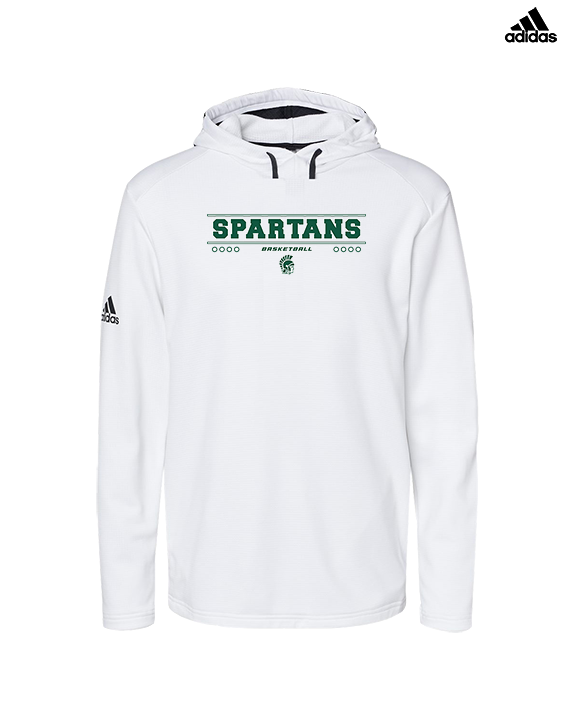 Athens Academy Basketball Border - Mens Adidas Hoodie
