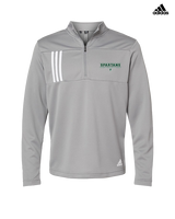 Athens Academy Basketball Border - Mens Adidas Quarter Zip