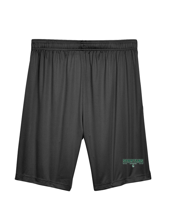 Athens Academy Basketball Border - Mens Training Shorts with Pockets