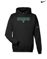 Athens Academy Basketball Border - Nike Club Fleece Hoodie