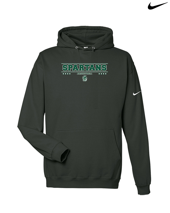 Athens Academy Basketball Border - Nike Club Fleece Hoodie