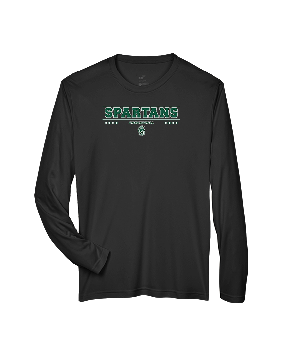 Athens Academy Basketball Border - Performance Longsleeve