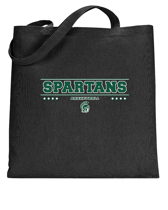Athens Academy Basketball Border - Tote