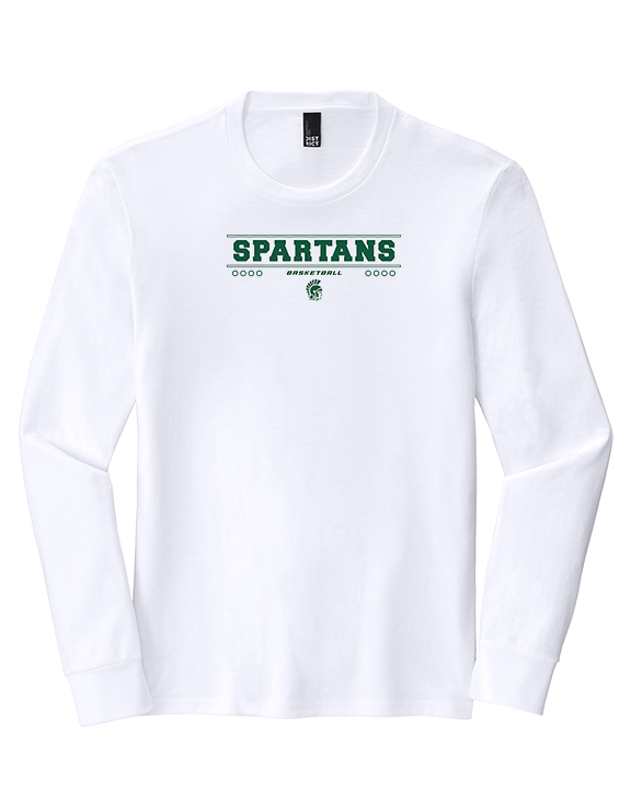 Athens Academy Basketball Border - Tri-Blend Long Sleeve