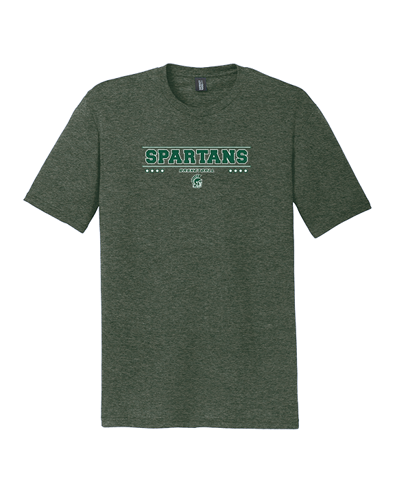 Athens Academy Basketball Border - Tri-Blend Shirt