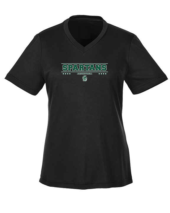 Athens Academy Basketball Border - Womens Performance Shirt
