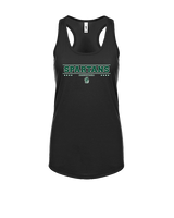 Athens Academy Basketball Border - Womens Tank Top