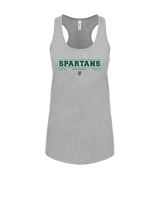 Athens Academy Basketball Border - Womens Tank Top