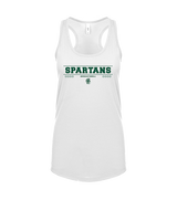 Athens Academy Basketball Border - Womens Tank Top