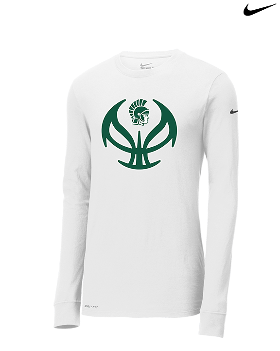 Athens Academy Basketball Full Ball - Mens Nike Longsleeve