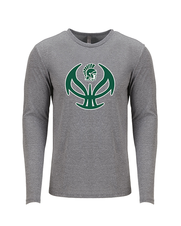 Athens Academy Basketball Full Ball - Tri-Blend Long Sleeve