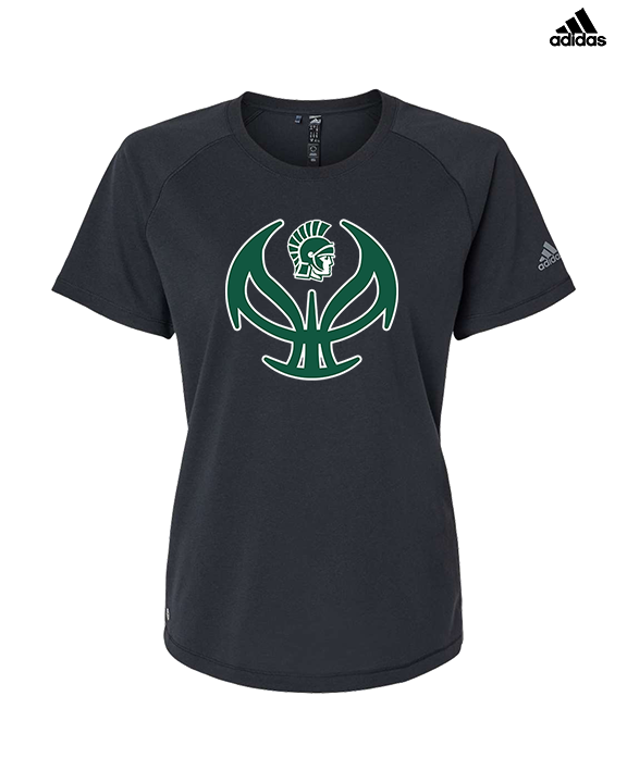 Athens Academy Basketball Full Ball - Womens Adidas Performance Shirt