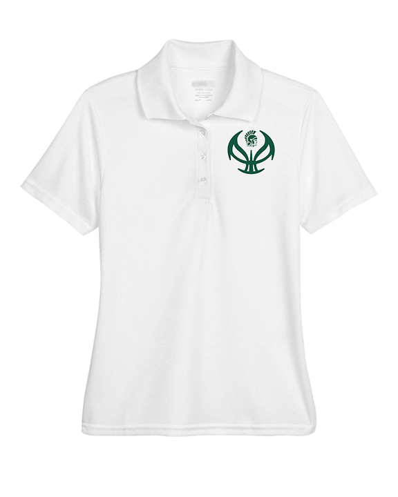 Athens Academy Basketball Full Ball - Womens Polo