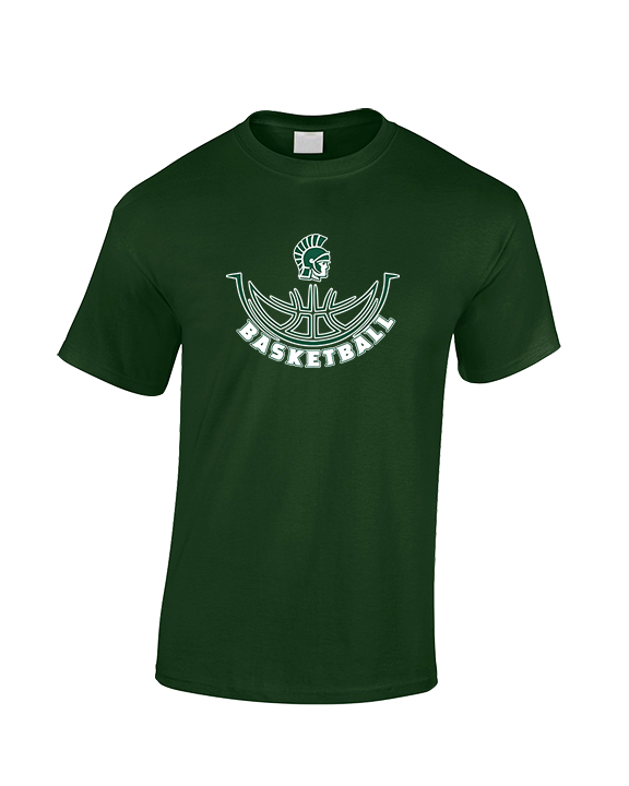 Athens Academy Basketball Outline - Cotton T-Shirt