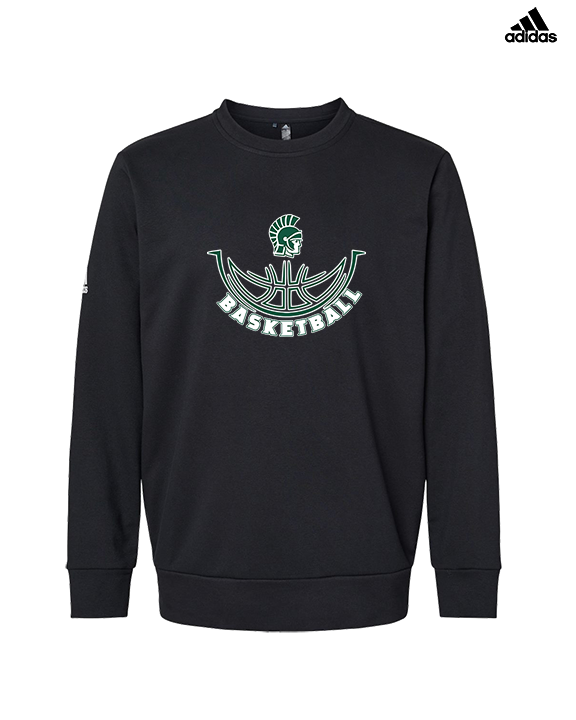 Athens Academy Basketball Outline - Mens Adidas Crewneck