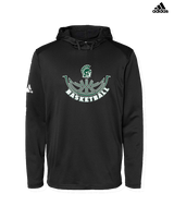 Athens Academy Basketball Outline - Mens Adidas Hoodie