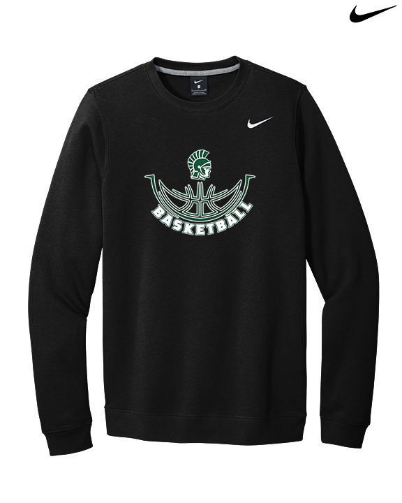 Athens Academy Basketball Outline - Mens Nike Crewneck