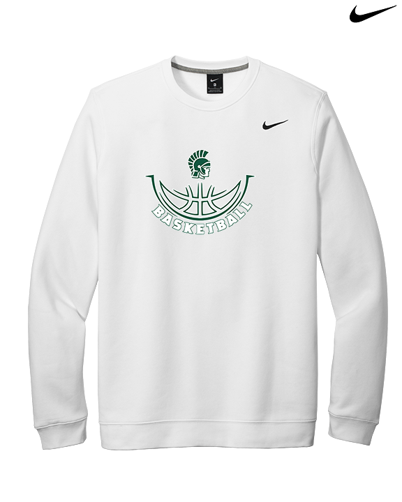 Athens Academy Basketball Outline - Mens Nike Crewneck