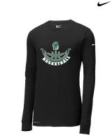 Athens Academy Basketball Outline - Mens Nike Longsleeve