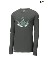 Athens Academy Basketball Outline - Mens Nike Longsleeve
