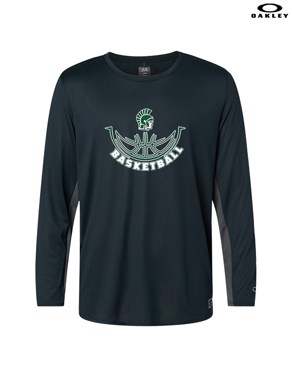 Athens Academy Basketball Outline - Mens Oakley Longsleeve