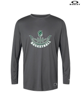 Athens Academy Basketball Outline - Mens Oakley Longsleeve